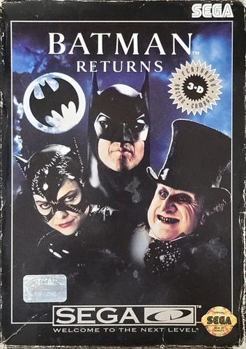Batman Returns (Sega CD, 1993) Authentic & Complete with Registration Card!