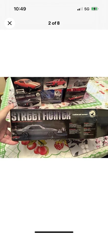 Street Fighter Gmp 1:18 nuevo en caja Foto 2 de 4