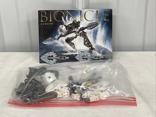 Vtg. 100% Complete Set EUC Bionicle Rahkshi Kurahk 8588 Lego With Instructions