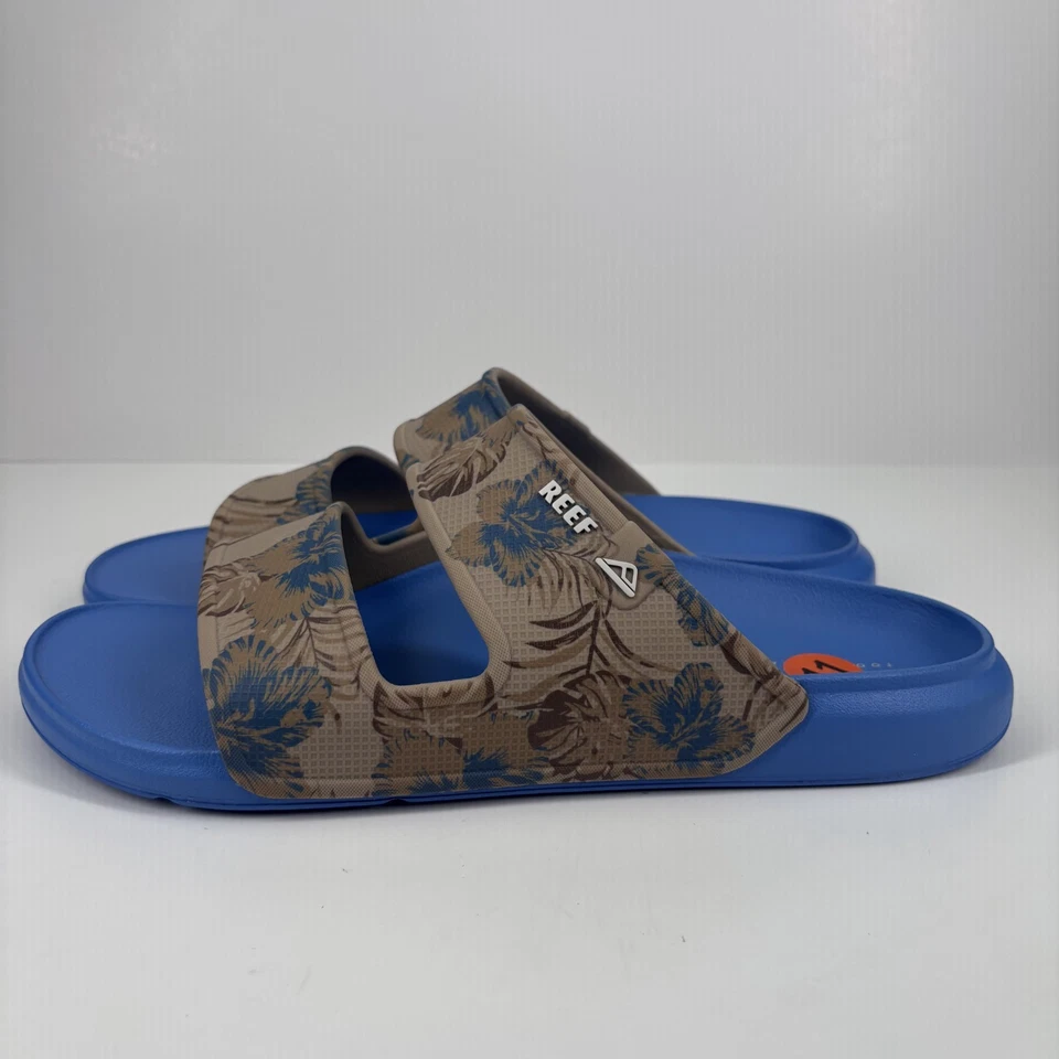 Мужские пляжные сандалии Reef Oasis Double Up размер США 11 Blue Nomad с цветочным рисунком удобные для воды - Изображение 3 из 4