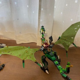 LEGO NINJAGO The Green NRG Dragon 70593 In 2016 Used W/Manual & Box