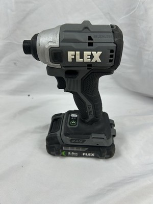 FLEX FX1331 24V 1/4 HEX COMPACT BRUSHLESS CORDLESS IMPACT DRIVER With 2.5ah Batt