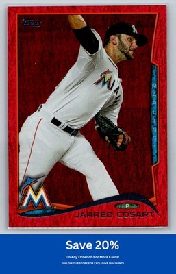 Jarred Cosart 2014 Topps Update #US-303 Red Foil Miami Marlins K20