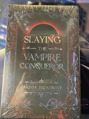 #ad Slaying The vampire Conqueror Signed OwlCrate Edition By Carissa Broadbent $57.45