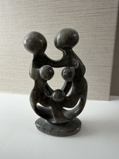 Shona Ukama Stone Sculpture From Africa family Of 5