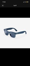Ray-Ban Meta Wayfarer (Gen 1), Matte Jeans Transparent / Dusty Blue,