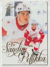 2025-26 UPPER DECK FLAIR AXEL SANDIN-PELLIKKA ROOKIE DETROIT RED WINGS #200
