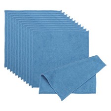 12Pcs 8.66"x8.66" Glasses Cleaning Cloth Microfiber Eyeglasses Cloth Deep Blue