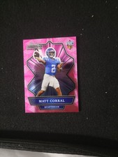 Matt Corral 2021 Wild Card Alumination Pink Rookie. rookie card picture