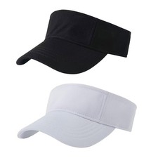 Kids Packable Sun Visor Hat Cotton Sports Summer Golf Cap for Girls Boys