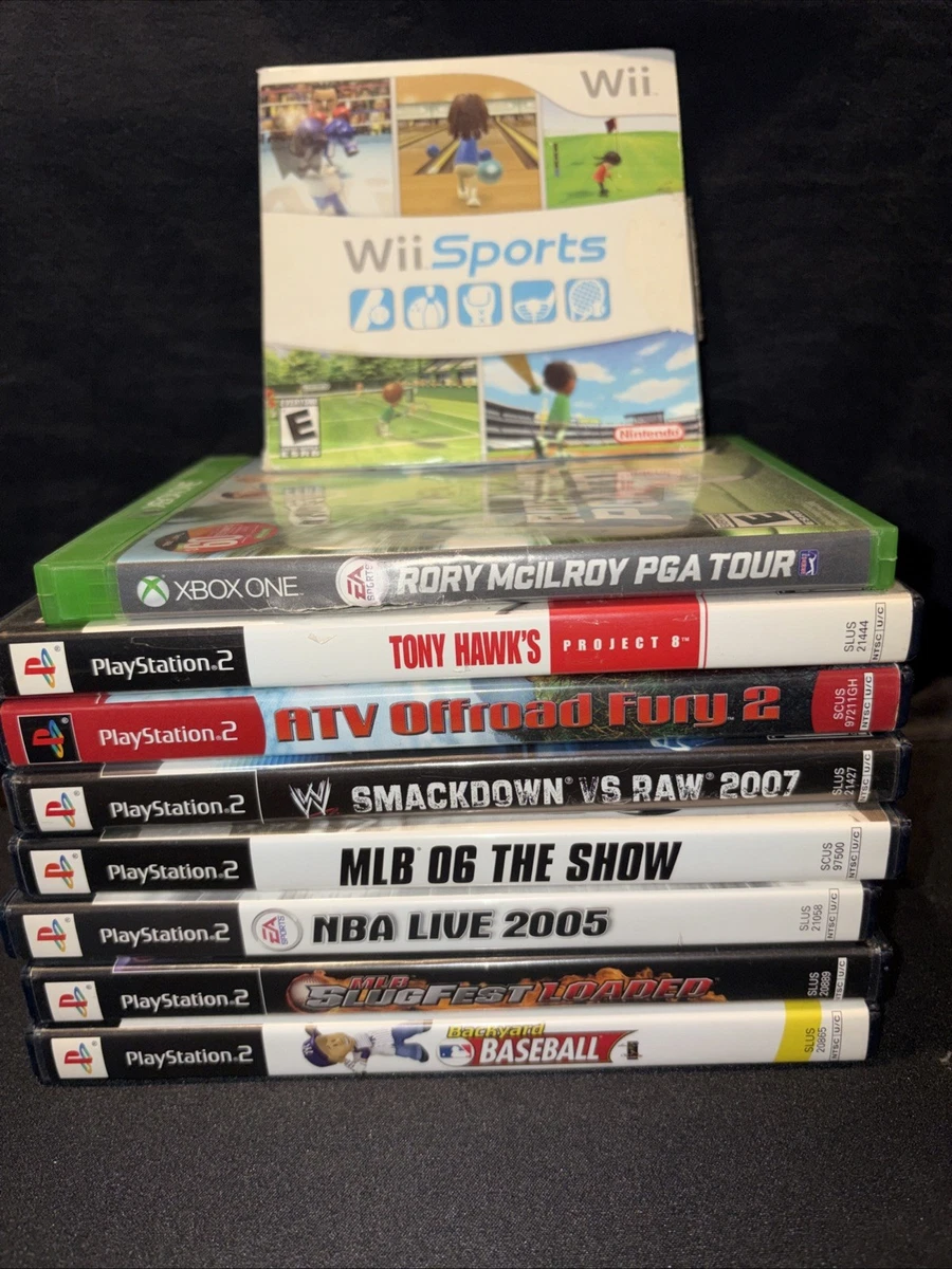 Lot De 10 Jeux PlayStation 2 PS2 - Sport : Foot, Volley, Basket, Tennis, Vélo - PAL - Occasion