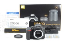[MINT] Nikon D5600 24.2MP Digital SLR Camera Body SC:2726 Boxed From JAPAN #281
