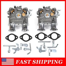 2x Carburetor For 40 Dcoe Weber 40mm Twin Choke 19550174 4cyl 6cyl Vw V8 Engines