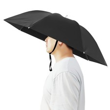 Bocampty Umbrella Hat, 37 inch Fishing Umbrella Hat Hands Free Foldable UV Pr...
