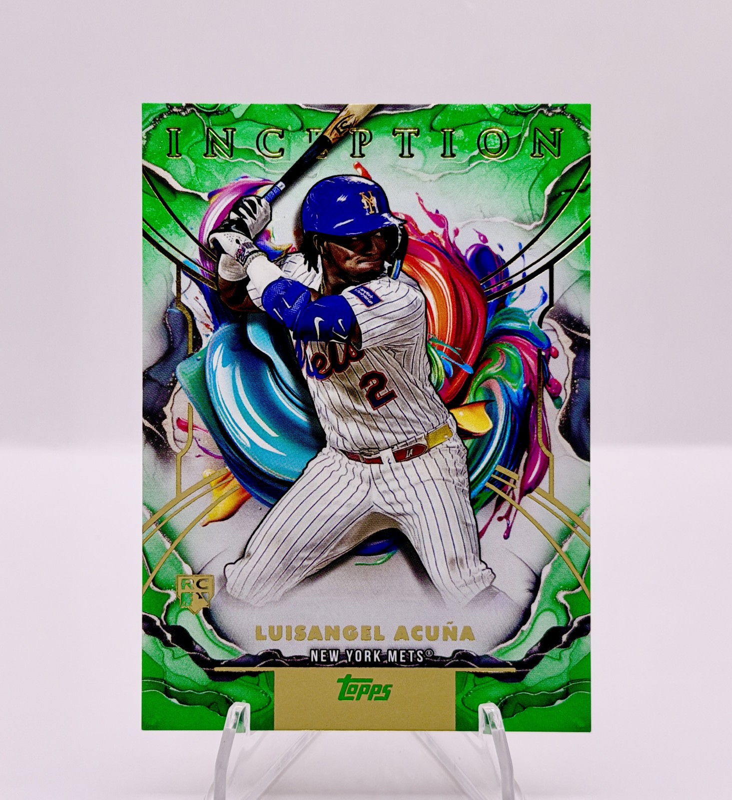 LUISANGEL ACUNA 2025 Topps Inception Rookie Green Mets #62 RC MLB