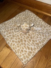 Carters Giraffe Baby Security Blanket Lovey Plush Pacifier Holder