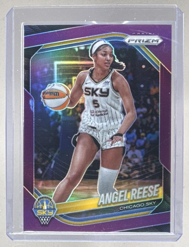 Angel Reese 2025 Panini WNBA Prizm #92 Purple /149