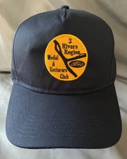 NEW Ford Model A Restorers Club 3 Rivers Region Patch Snapback Hat Blue/Gold