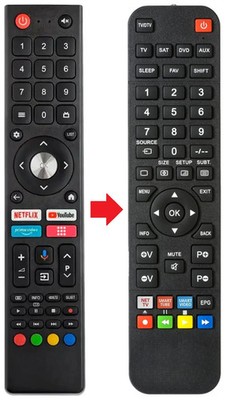 Fernbedienung passend für TD SYSTEMS M50C21GLQ