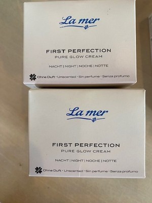 La mer FIRST PERFECTION Nachtcreme ohne Duft 2 x 50ml   -  NEU