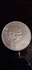 1965 Winston Churchill Commemorative Crown Coin, Uncertified Ungraded