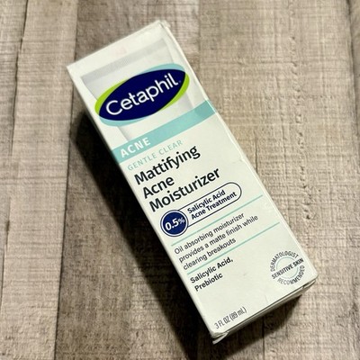 Cetaphil Gentle Clear Mattifying Acne Moisturizer 3 fl oz EXP 07 2027 Sealed