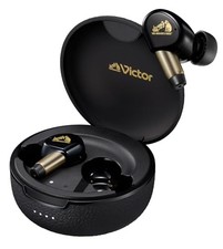 JVC Kenwood Victor WOOD master Wireless Earbuds Bluetooth Ver.6.0 Piano Black