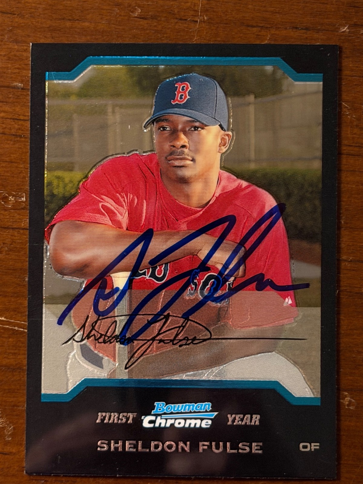 Signed 2004 Bowman Chrome - Sheldon Fulse