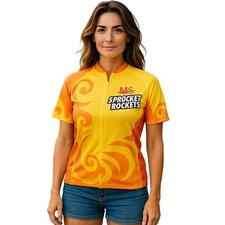 Vomax Cycling Jersey Unisex XS High Visibility Short Sleeve Leisure