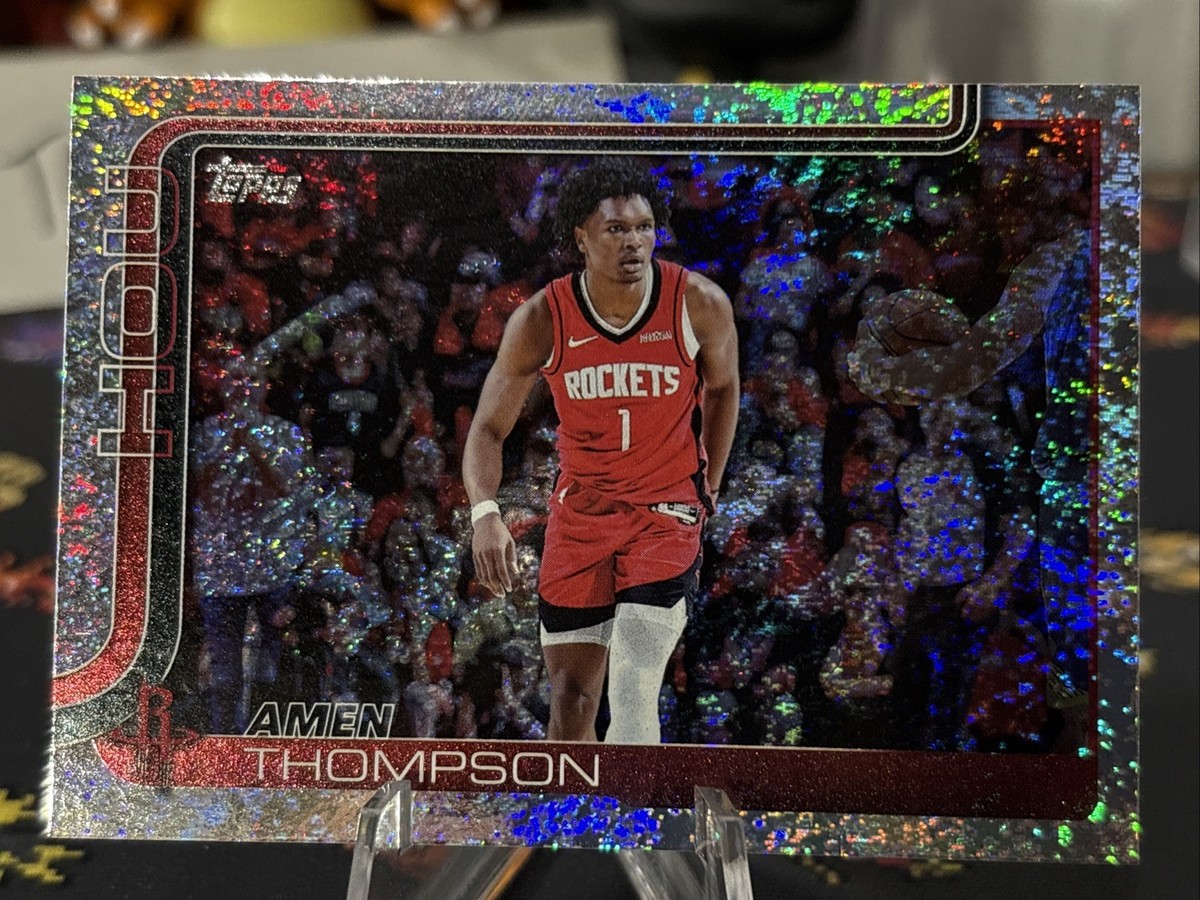 NBAカード　アメントンプソン 25-26 Topps NBA Flagship Basketball Amen Thompson Silver Holofoil