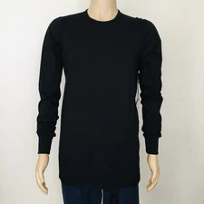 Rick Owens DRKSHDW - Black - Level LS T - Shirt Men's SZ L -  DU01D1260 -