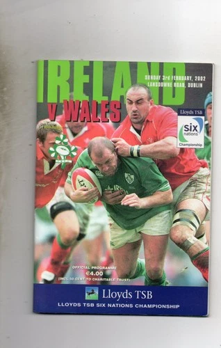 IRELAND RUGBY V WALES RUGBY - 6 NATIONS  3/2/2002