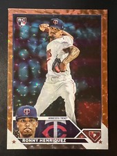 2023 Topps Orange Foil #372 Ronny Henriquez #'d 270/299