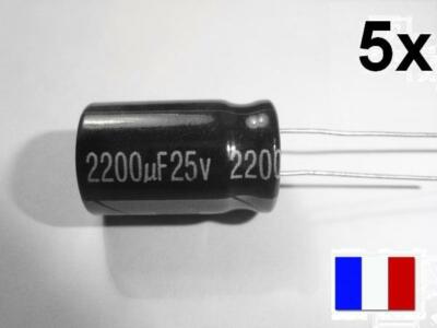 1x Kondensator 2200µF / 2200MF – 25V Radial, 105 Produktbild-Vorschau 3