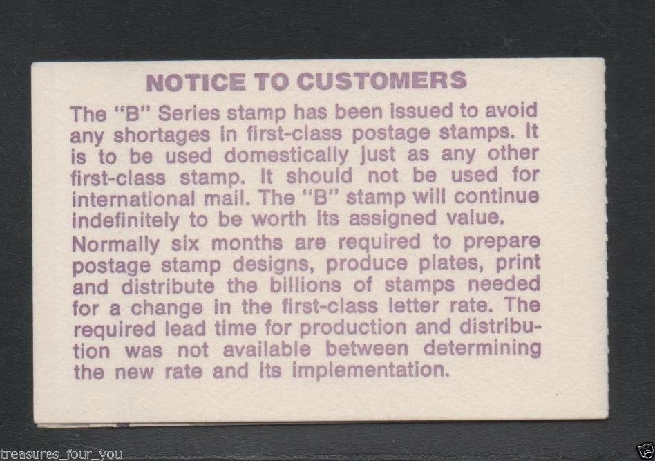 US #BK136 18c Booklet of 24 1981 B SERIES Rate Stamp Plate Violet Eagle MNH - Image 2 of 2