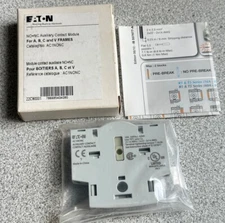 NEW Eaton AC1NONC 10A 240V 1 NO 1 NC Auxiliary Contact Module for R5/R9, A, B, C