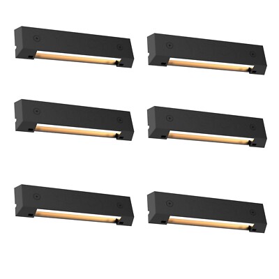 6 Pack Low Voltage AC/DC 12V LED Landscape Deck Light,Outdoor Retaining Wall ...
