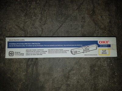 Genuine Oki 44469719 Yellow Toner Cartridge C530dn C531dn MC561 MC562w BNIB