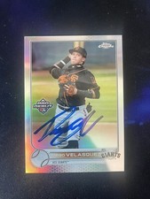 Diego Velasquez 2022 Pro Debut Chrome Refractor /99 Auto Signed IP GTP GIANTS