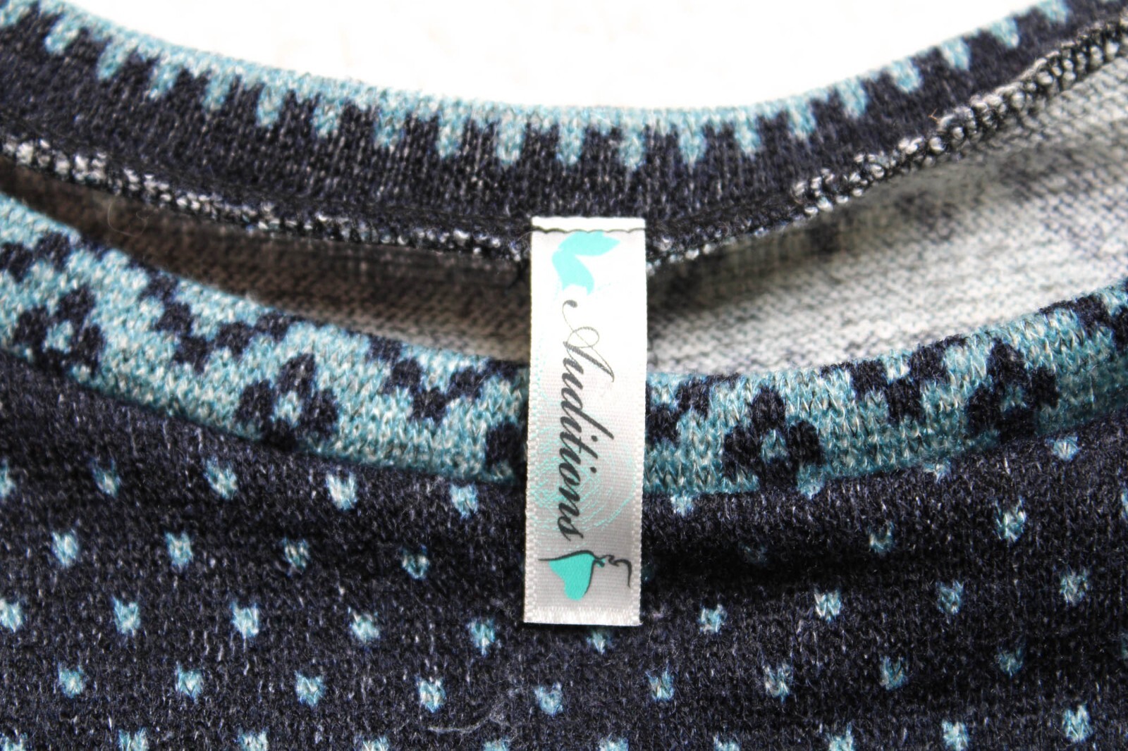 Auditions Patterned Pullover Sweater Women's LARG… - image 3