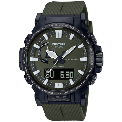 美品)CASIO PROTREKプロトレック prw-61 Y-3JF CASIO PRO TREK PRW-61Y-3JF Climber Line Solar Atomic Radio Outdoor