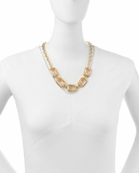 Lee Angel Neiman Marcus Women's By The Sea Crystal Collar Necklace NWT 68