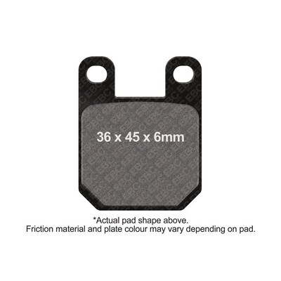 EBC Motorcycle Brake Pads DMX Rear Left for Malaguti NKD 50 Drakon 2005 - 2009