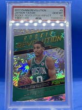 Jayson Tatum 2017 Rookie Revolution Impact parallel PSA 10