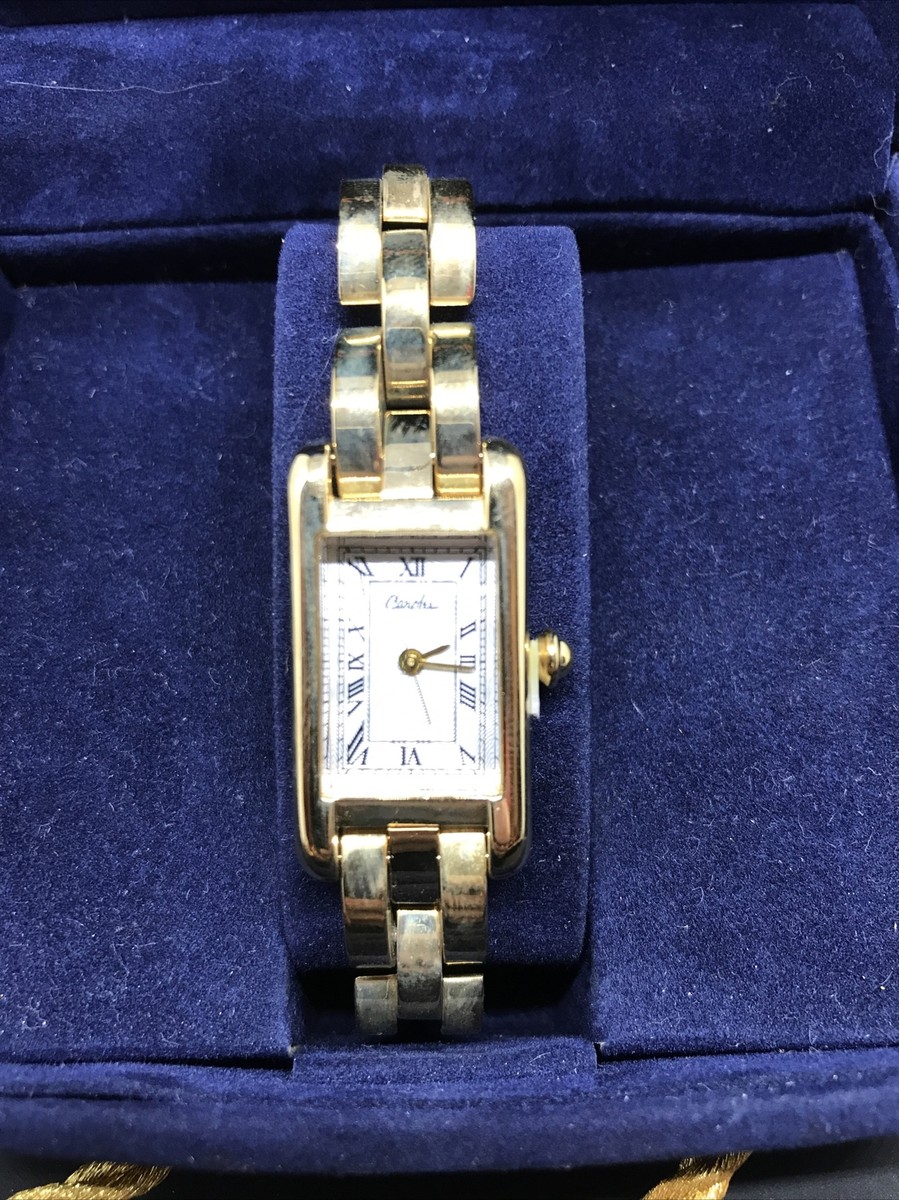 Vintage Carolee Gold Tone Chain Link Watch | eBay