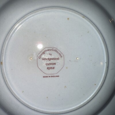 WEDGWOOD DEVON ROSE GEORGETOWN BONE CHINA (1) | eBay