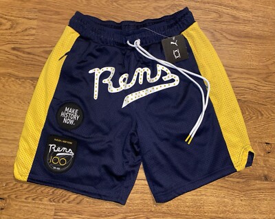 NWT Puma Rens 100 Short Mens Blue Casual Athletic Bottoms 62512101 Size Small