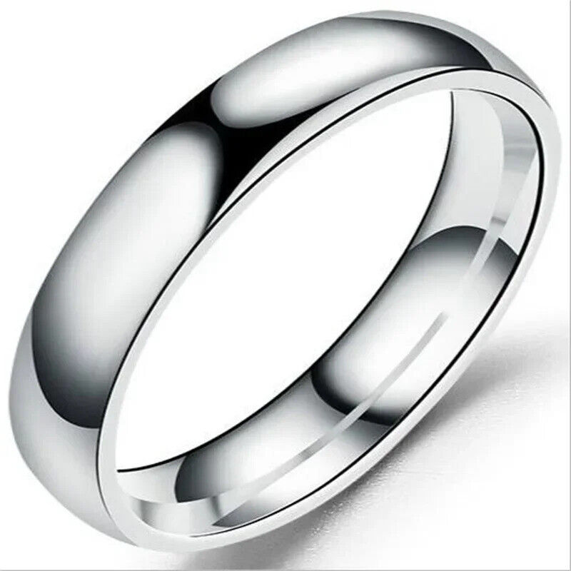 925 Sterling Silver Wedding Band for Men & Women - Multiple Sizes-image