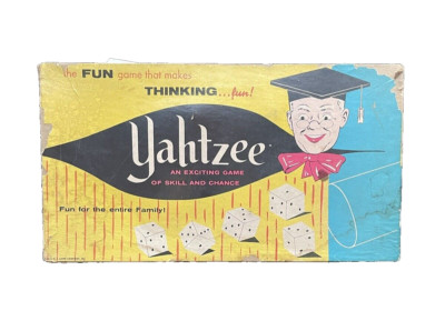 Vintage 1961 ES Lowe Co Yahtzee Game