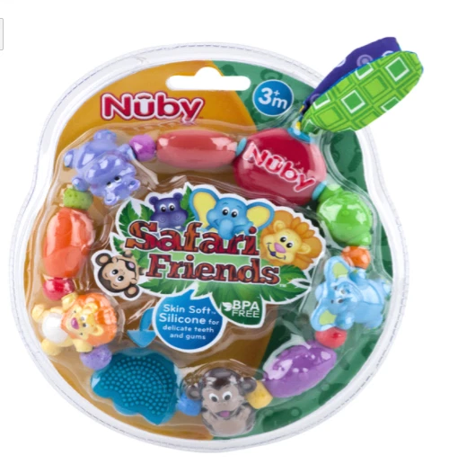 Nuby Safari Friends Baby Teether Toy
Opens in a new window or tab